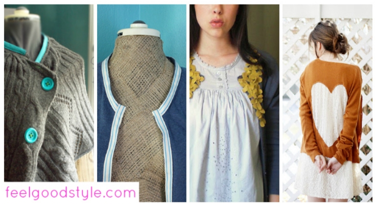 4 Ways to Refashion an Old Cardigan for Fall