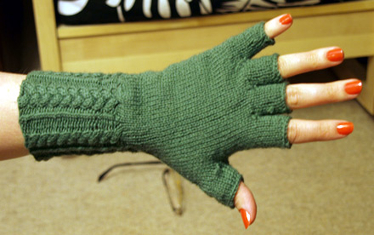 Parte superior 10 Free Patterns for Knitting Fingerless Mittens Top