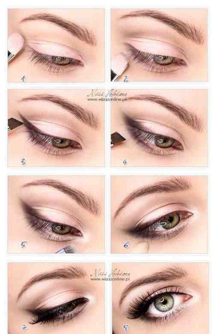10 Tutorials eyeshadow Makeup Top Romantic  Eye tutorial makeup natural