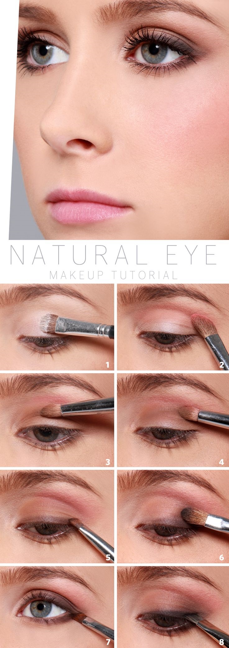 Tutorial to  makeup Natural Makeup how natural Eye