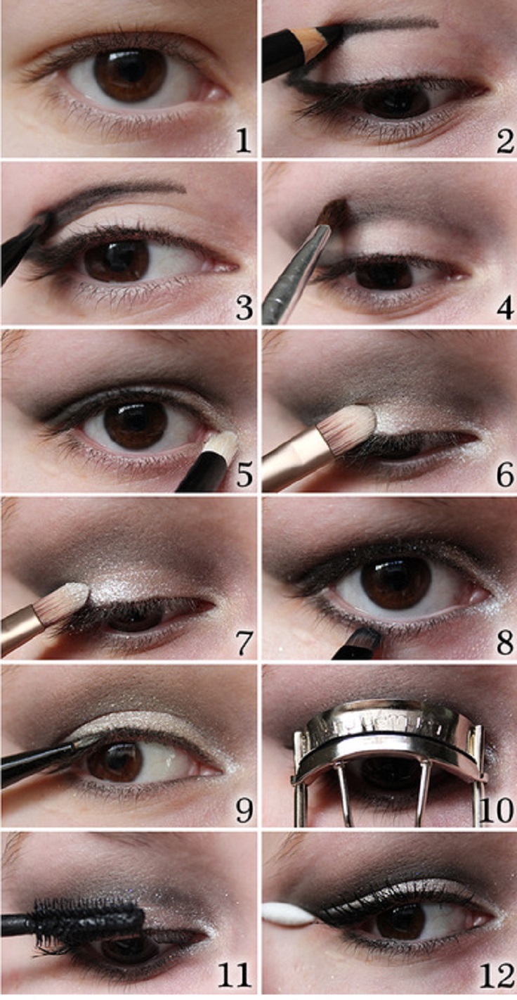 Top 10 Simple Makeup Tutorials For Hooded Eyes - Top Inspired