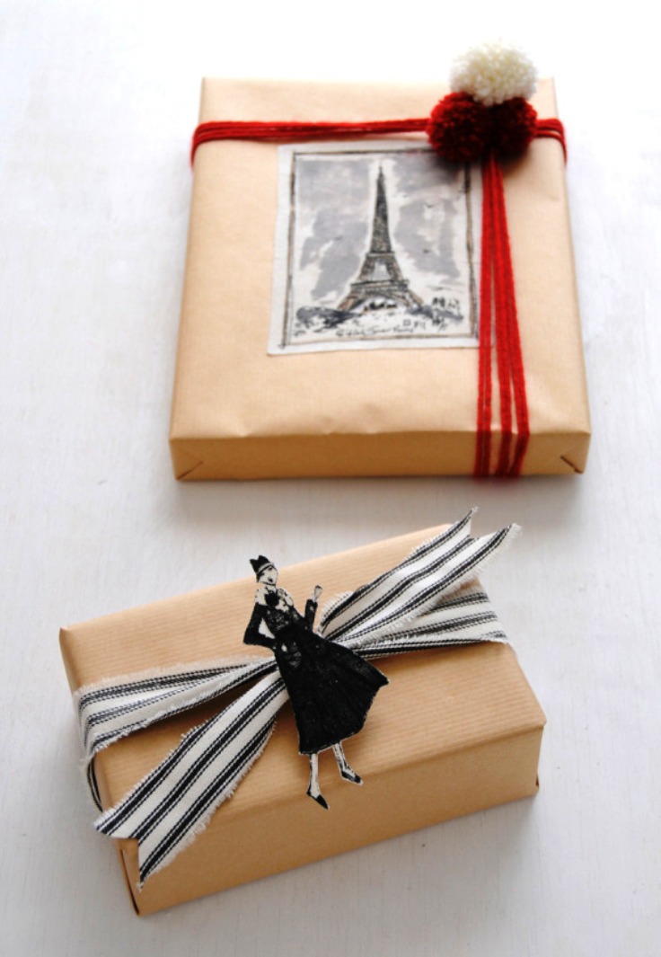 Top 10 Beautiful DIY Brown Paper Wrapping Ideas