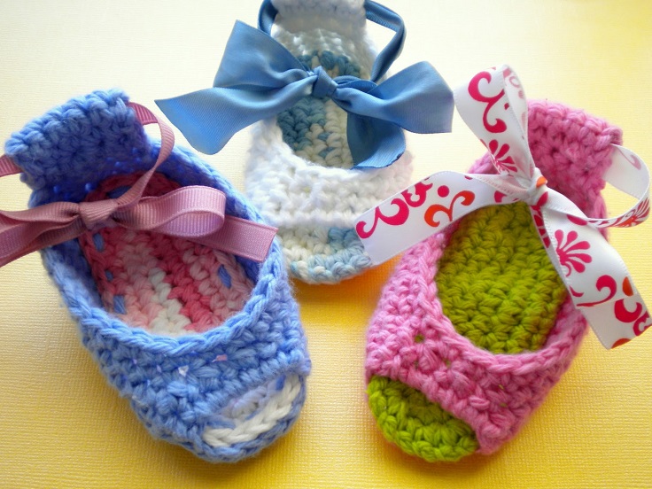 Top 10 DIY Crochet Baby Shoes | Top Inspired