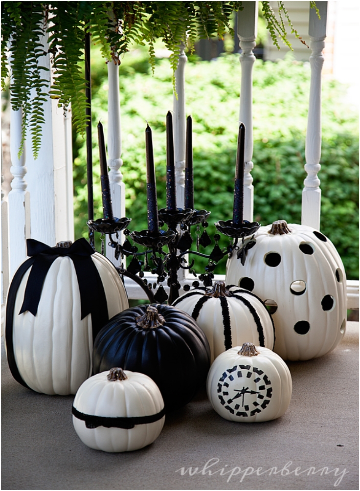 Black-White-Halloween-Pumpkins-for-The-Great-Pumpkin-Challenge