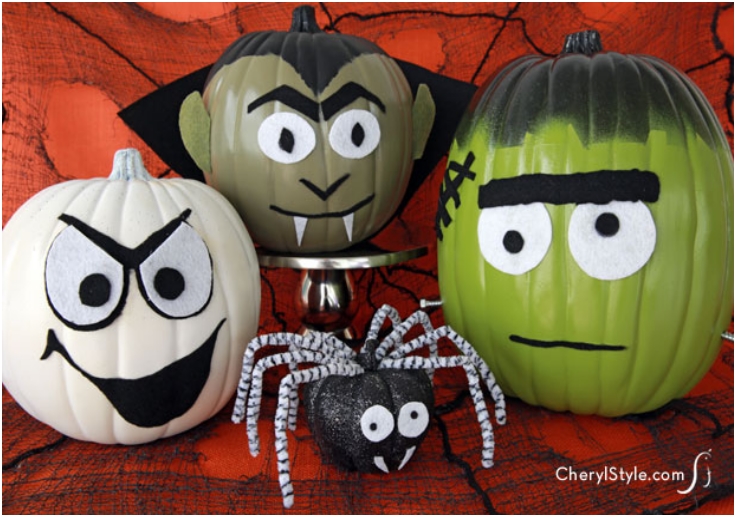 Top 10 Halloween Pumpkins Without Carving Top Inspired