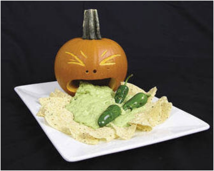 Halloween-pumpkin-vomiting-guacamole