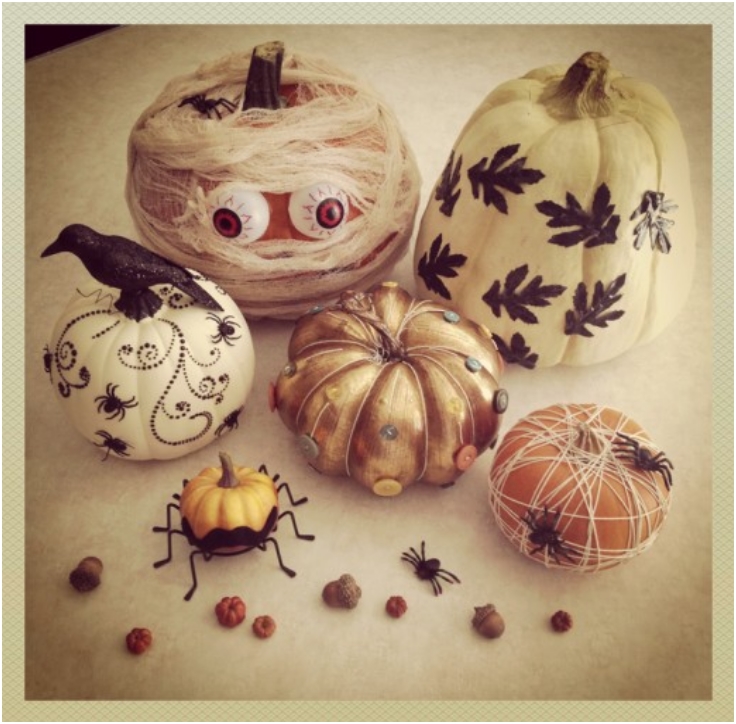 No-Carve-Halloween-Pumpkins