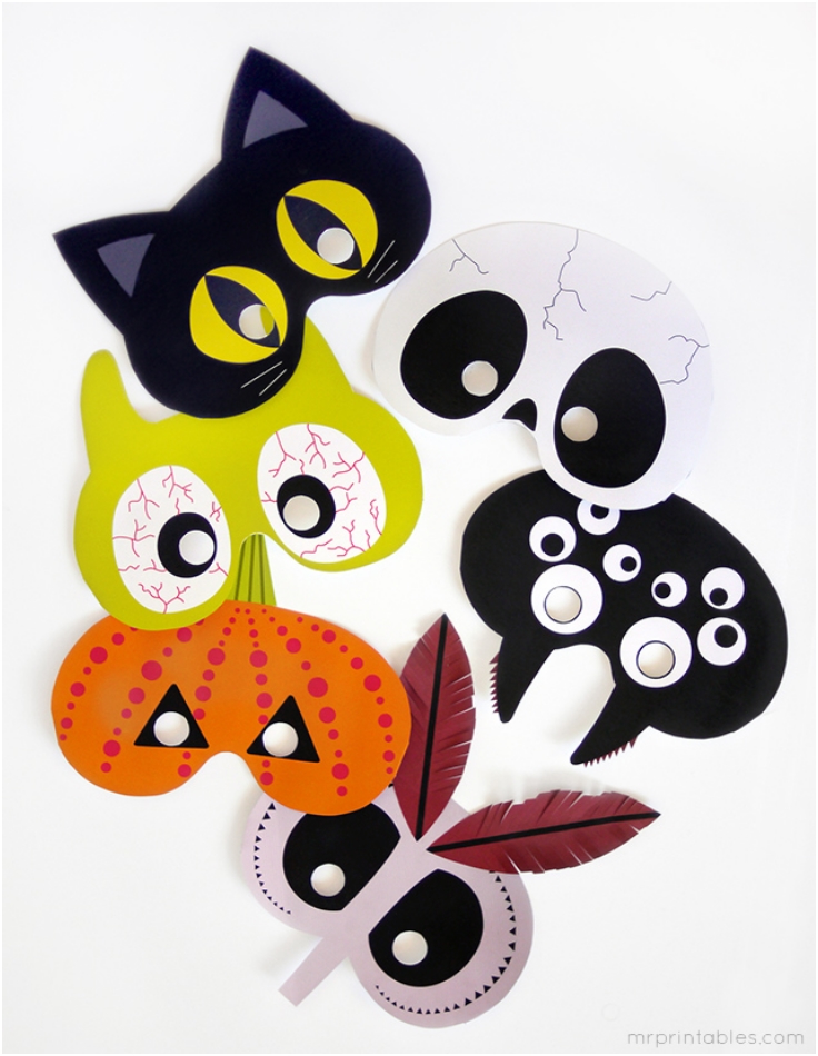 Printable-Halloween-Masks