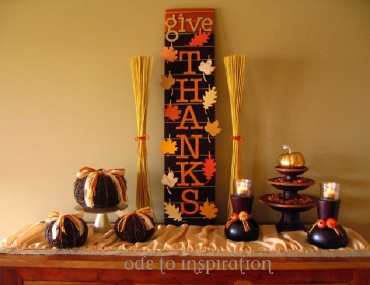 Top 10 Amazing DIY Decorations for Thanksgiving | Top Inspired