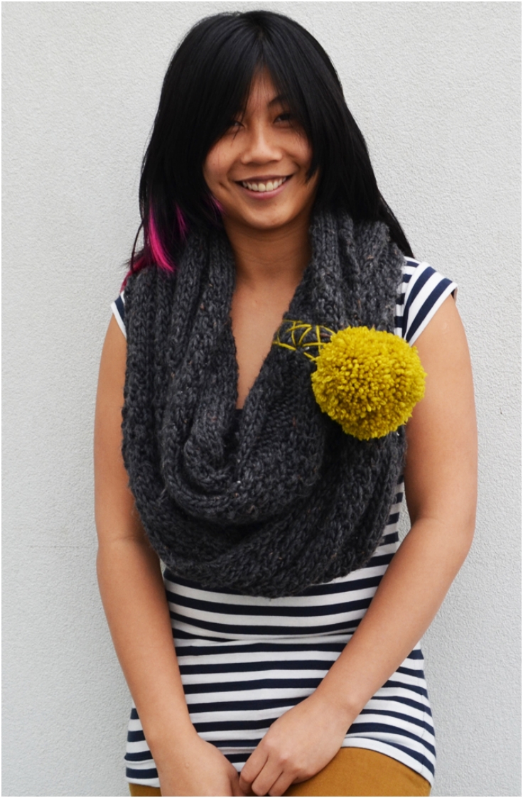 DIY-Cowl-Scarf-+-Pom-Pom DIY-Cowl-Scarf-+-Pom-Pom