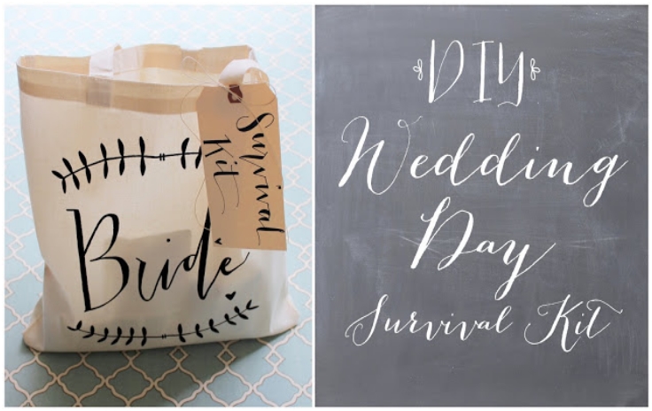 Top 10 DIY Wedding Day Emergency Kits | Top Inspired