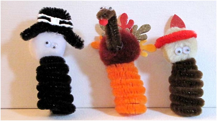 Easy-Thanksgiving-Kids-Craft-Make-Finger-Puppets