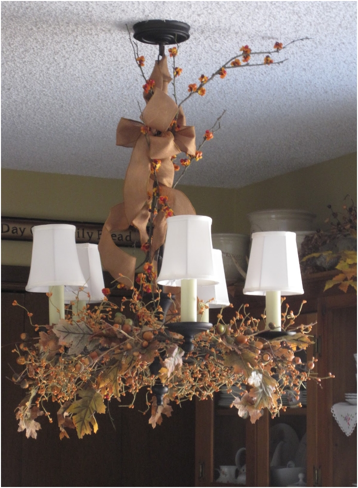 Top 10 DIY Fall Chandelier Decorations | Top Inspired