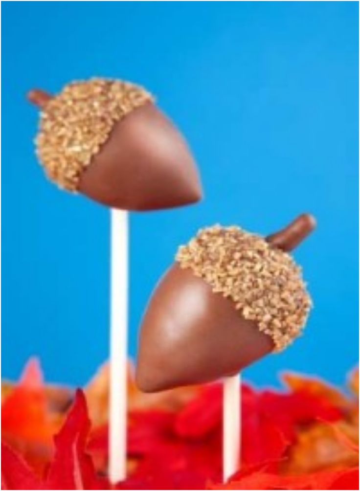 Gluten-Free-Thanksgiving-Cake-Pops-Chocolate-Acorns