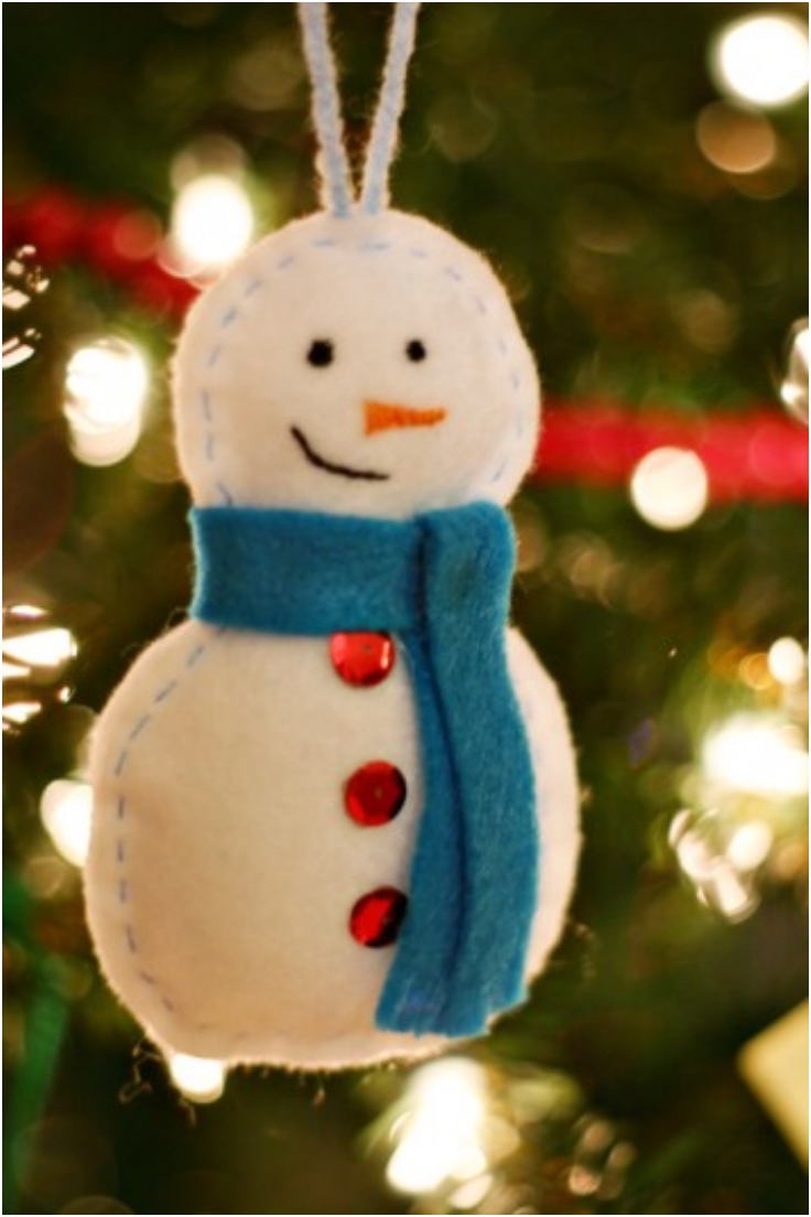 Handmade-Snowman-Ornament