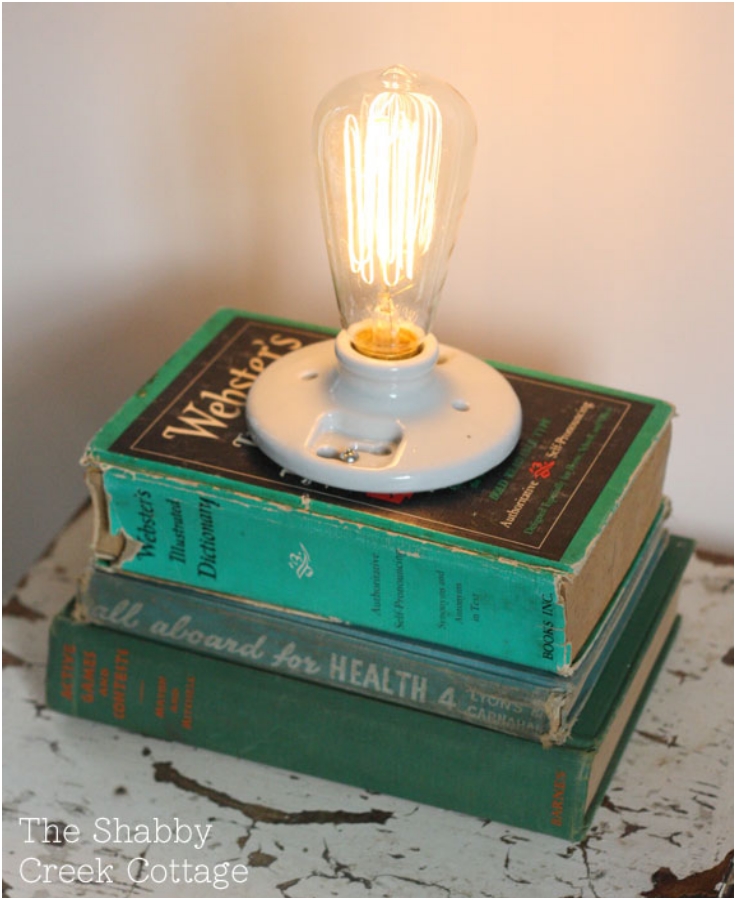 How-to-make-a-book-lamp