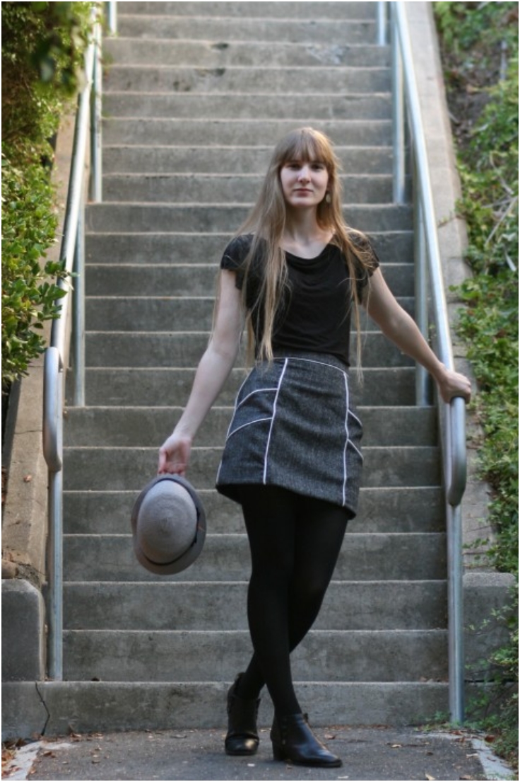 How-to-make-my-Chalk-Lines-Skirt How-to-make-my-Chalk-Lines-Skirt