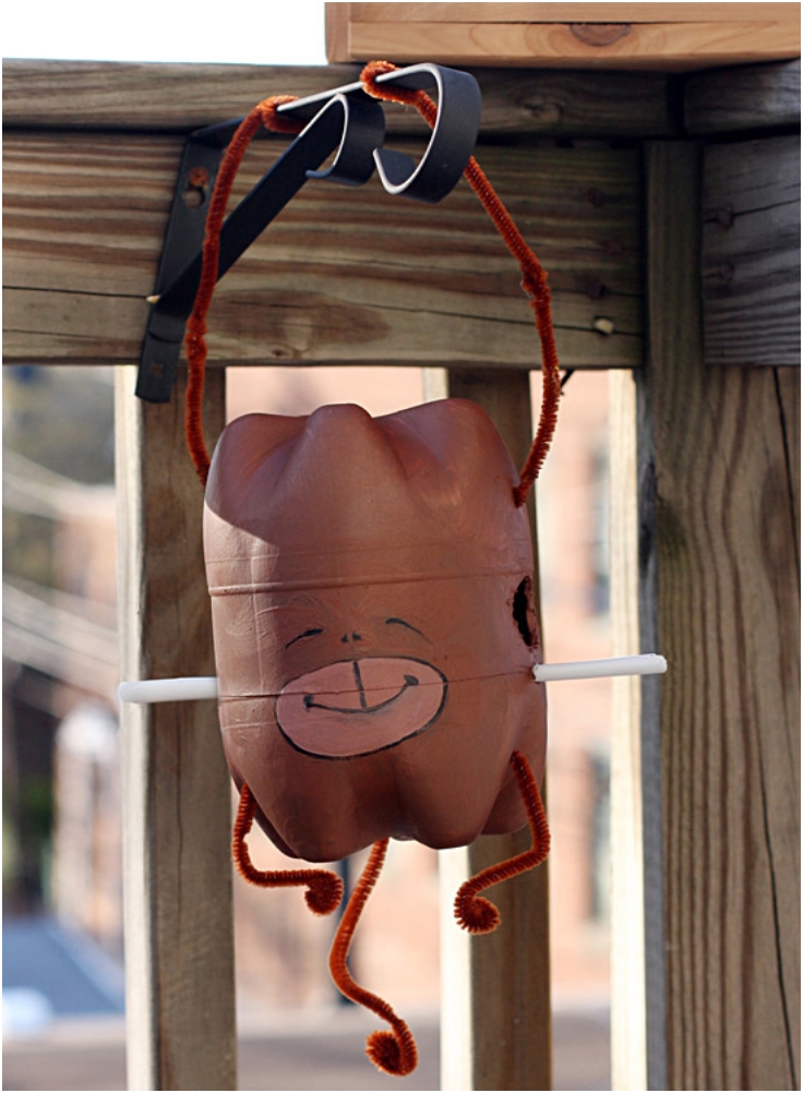 Monkey-Bird-Feeder-made-with-Soda-Bottles-Lots-of-Love