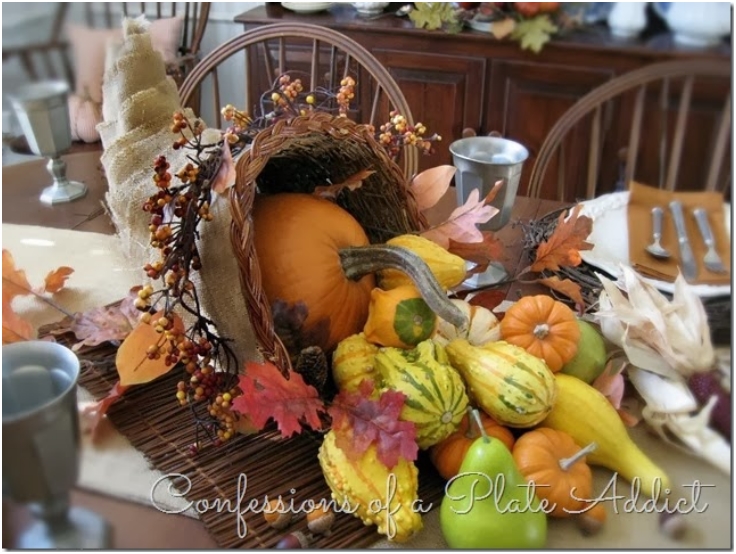 Top 10 DIY Cornucopia Centerpieces For Thanskgiving | Top Inspired