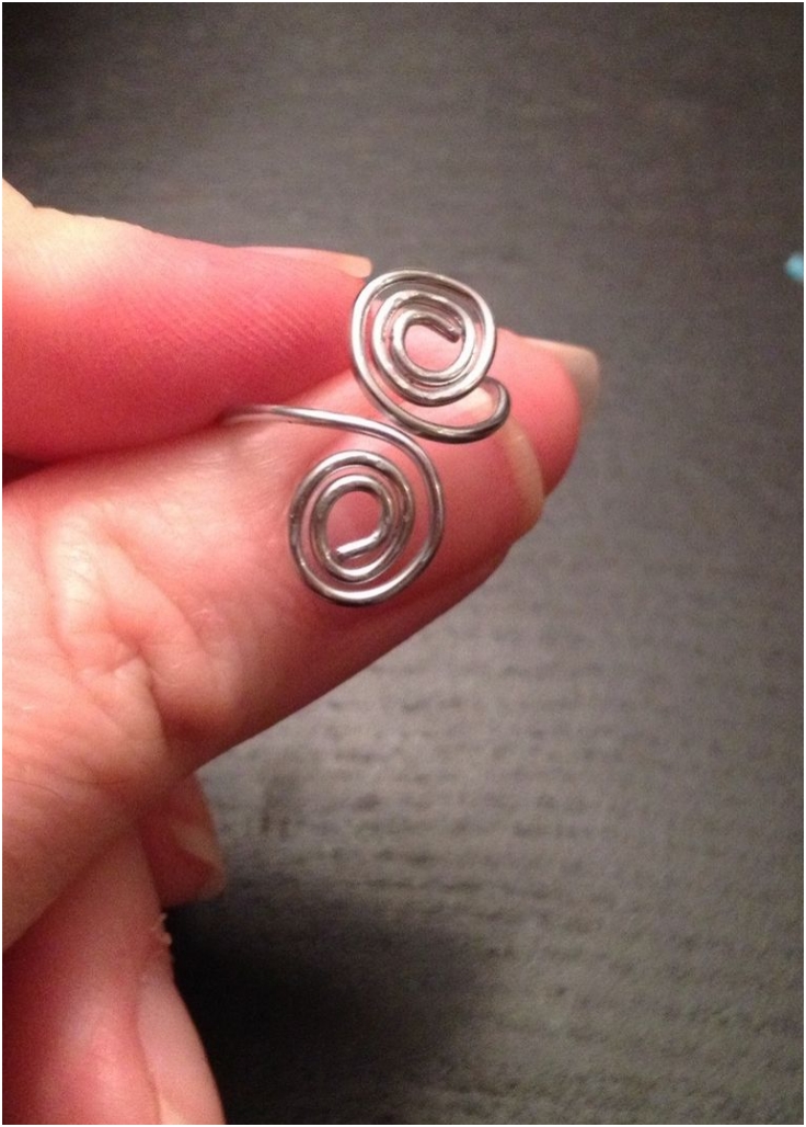 Swirly-Paperclip-Ring