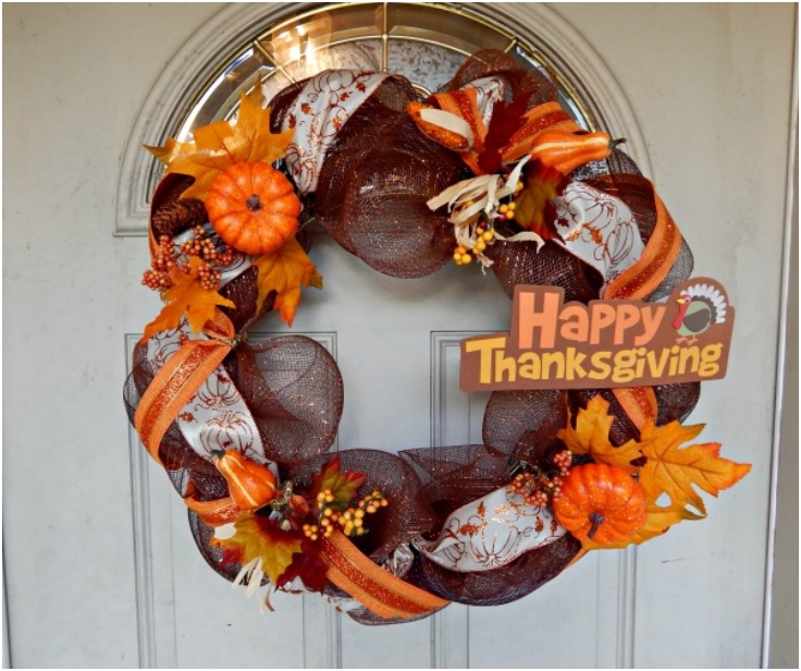 Top 10 DIY Thanksgiving Wreaths | Top Inspired