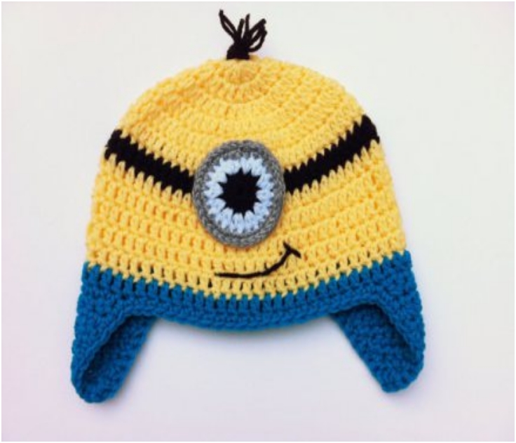 TUTORIAL-Crochet-Minion-Hat