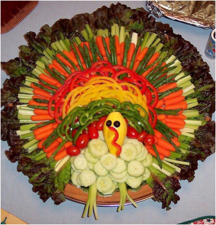 Thanksgiving-Day-Turkey-Vegetable-Platter-Centerpiece