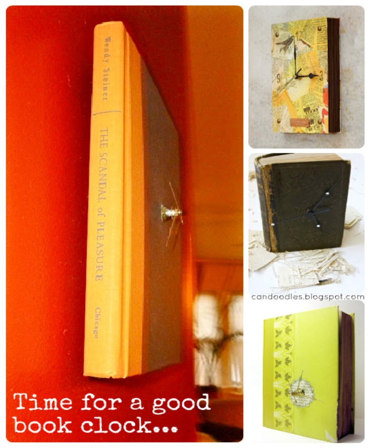 Upcycle-Time-for-a-good-Book-Clock