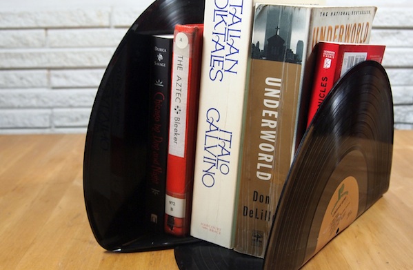 Vinyl-bookend