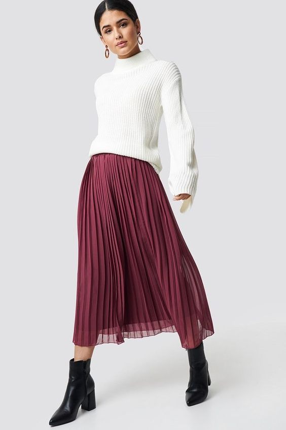 burgundy-midi-skirt-