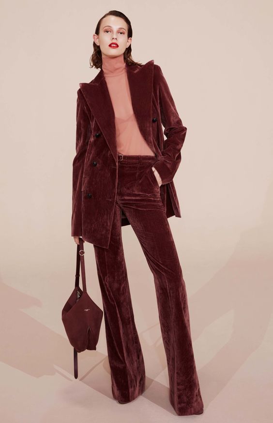 burgundy-two-piece-suit-