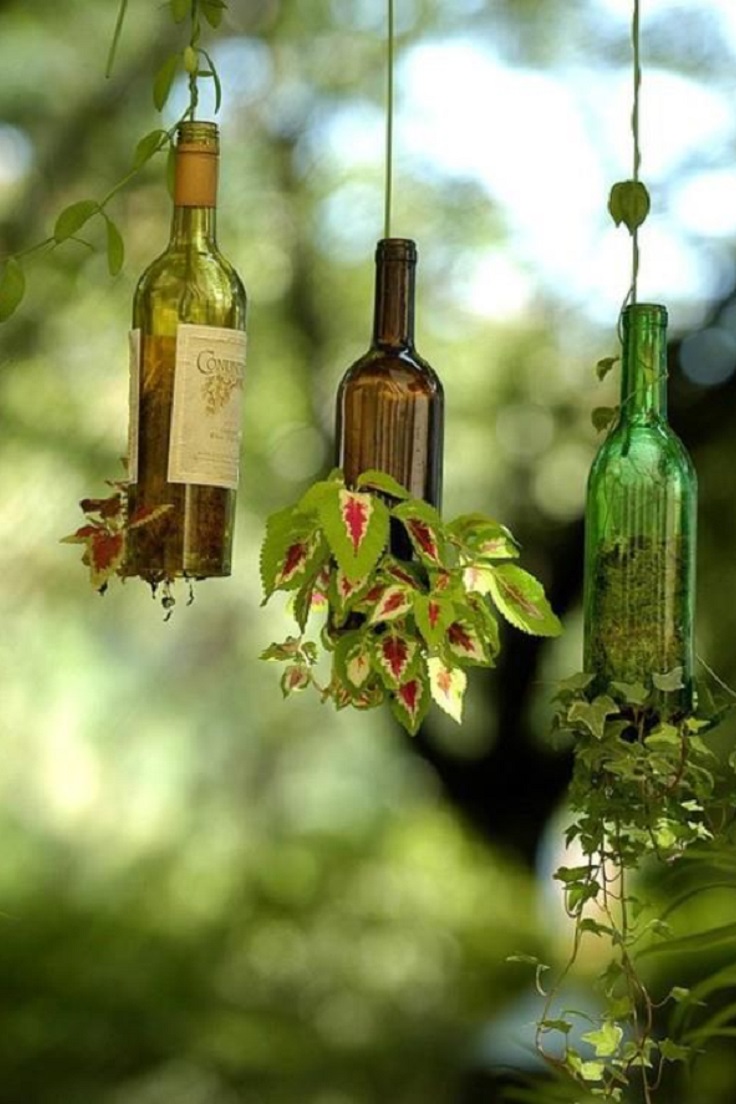 Top 10 Ways To Reuse Glass Bottles | Top Inspired