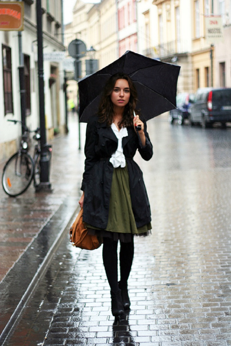 olive-green-skirt