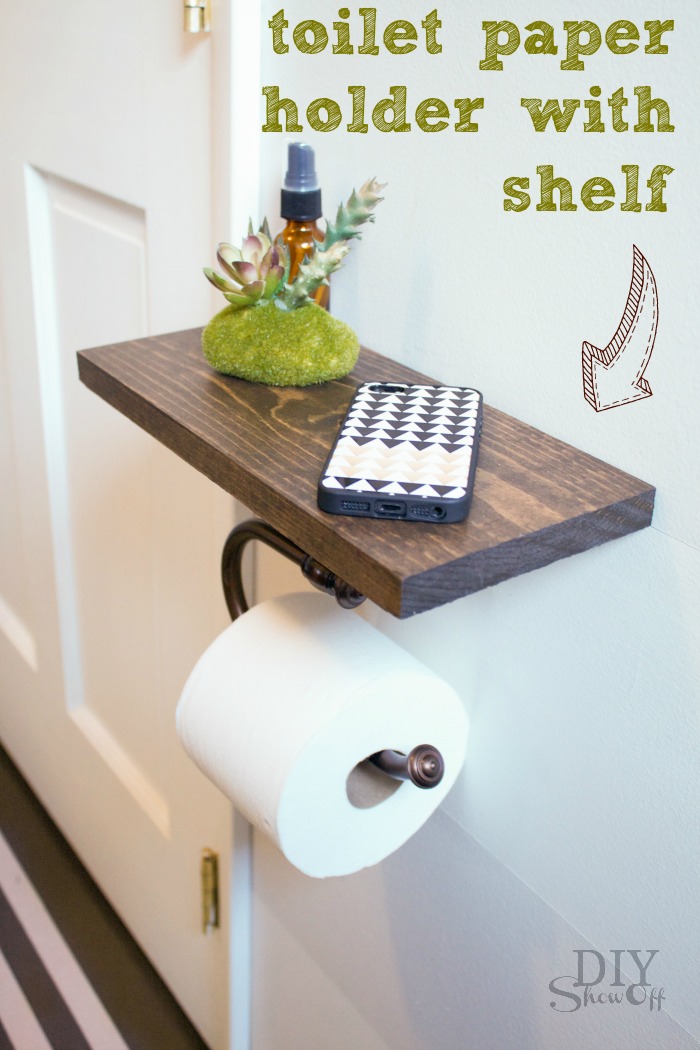 toilet-paper-holder-with-shelf-@diyshowoff