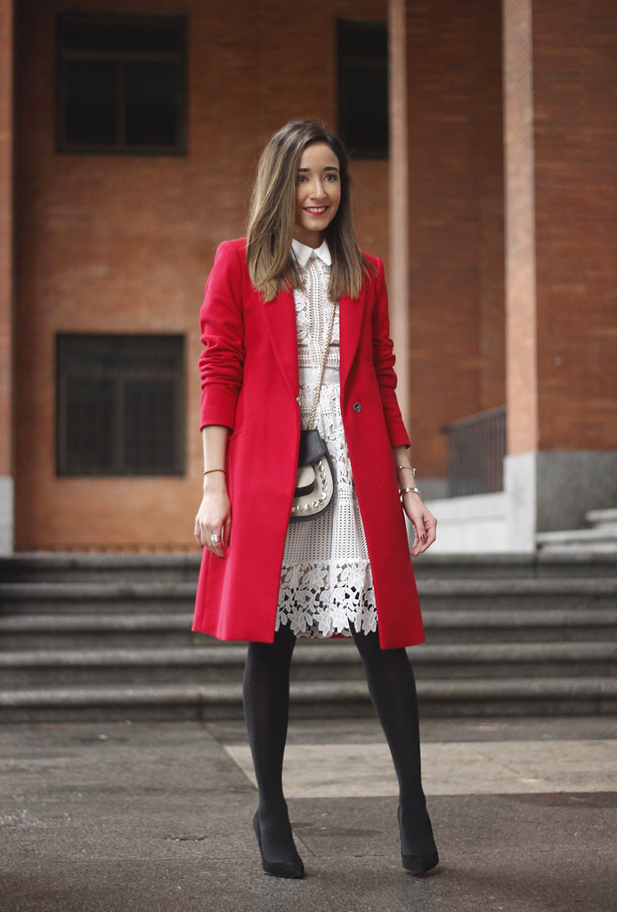 white-lace-dress-with-red-long-coat-and-black-stockings-