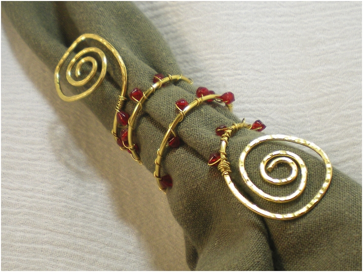 Bead-Wire-Napkin-Rings Bead-Wire-Napkin-Rings