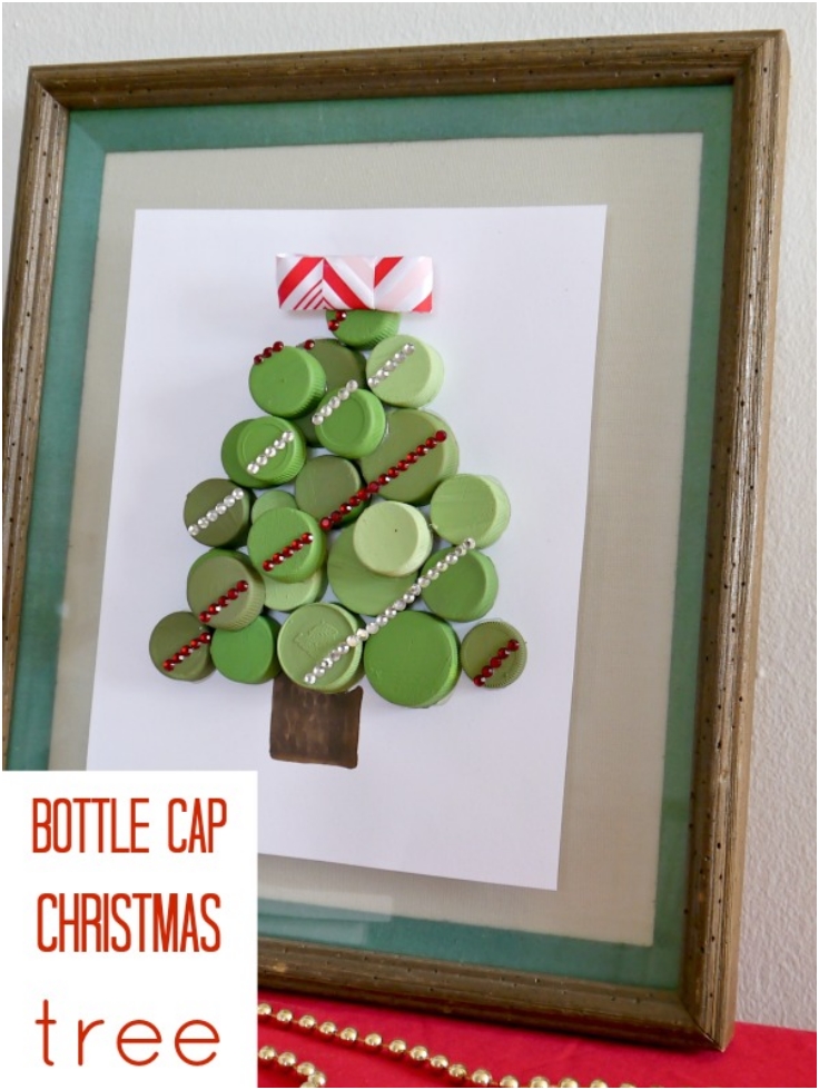 Bottle-Cap-Christmas-Tree