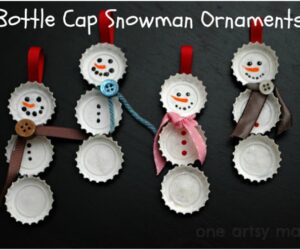 Top 10 Upcycled Bottle Cap DIY Christmas Ornaments