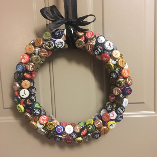 Bottle-Cap-Wreath