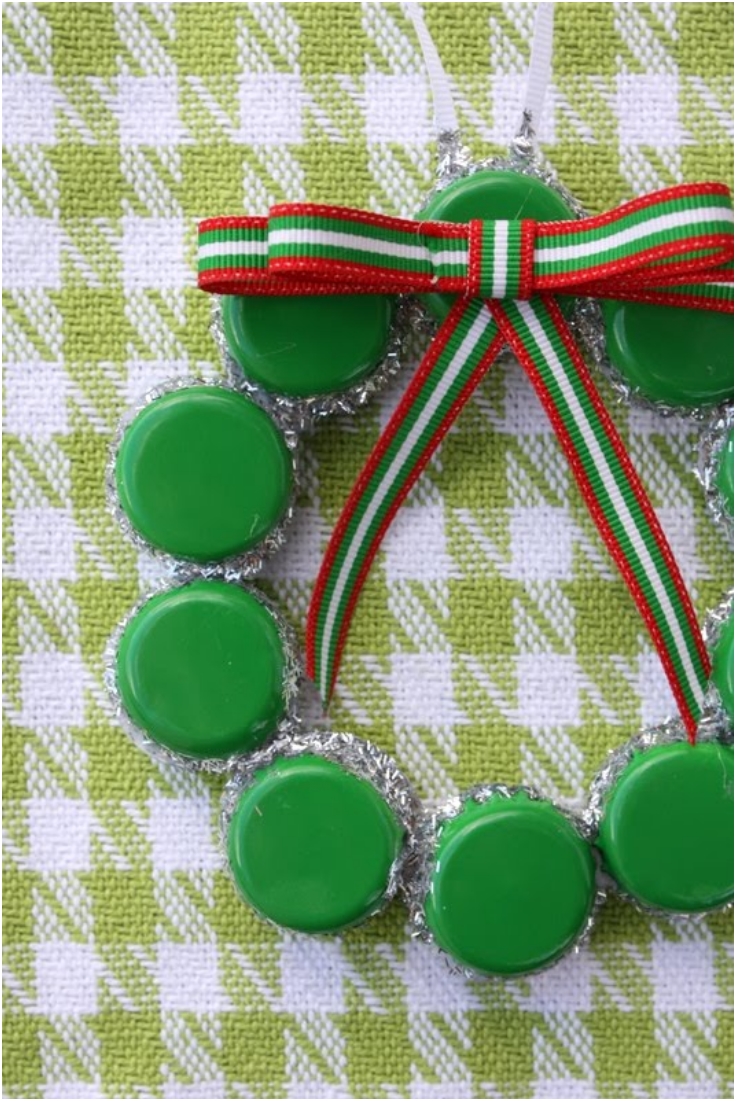 Top 10 Upcycled Bottle Cap DIY Christmas Ornaments