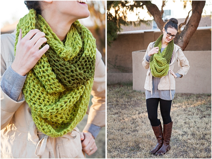 Gorgeous-Two-Toned-Colour-Block-Chunky-Scarf