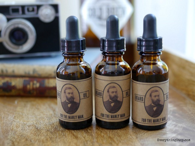 Homemade-Beard-Oil-Gifts-for-Men-on-EverythingEtsy