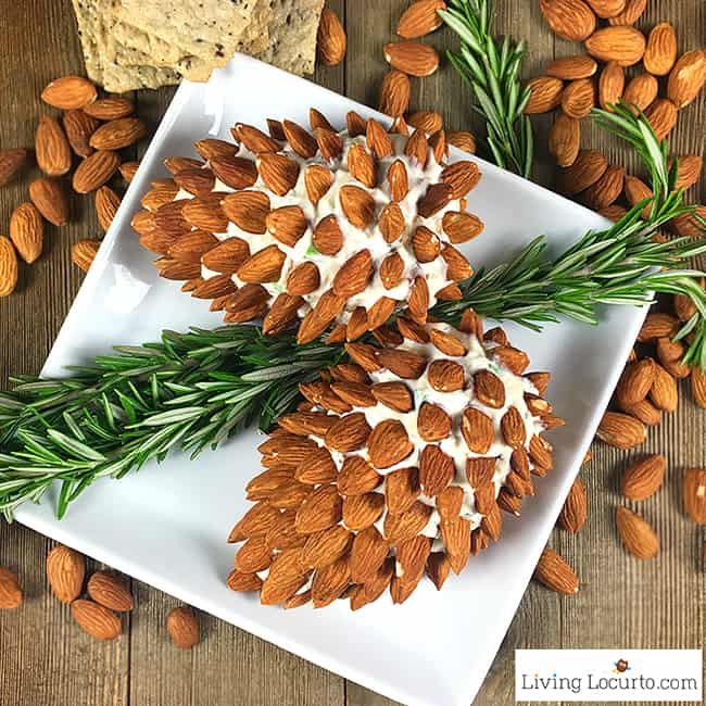 Pine-Cone-Christmas-Party-Cheese-Ball-Living-Locurto Pine-Cone-Christmas-Party-Cheese-Ball-Living-Locurto
