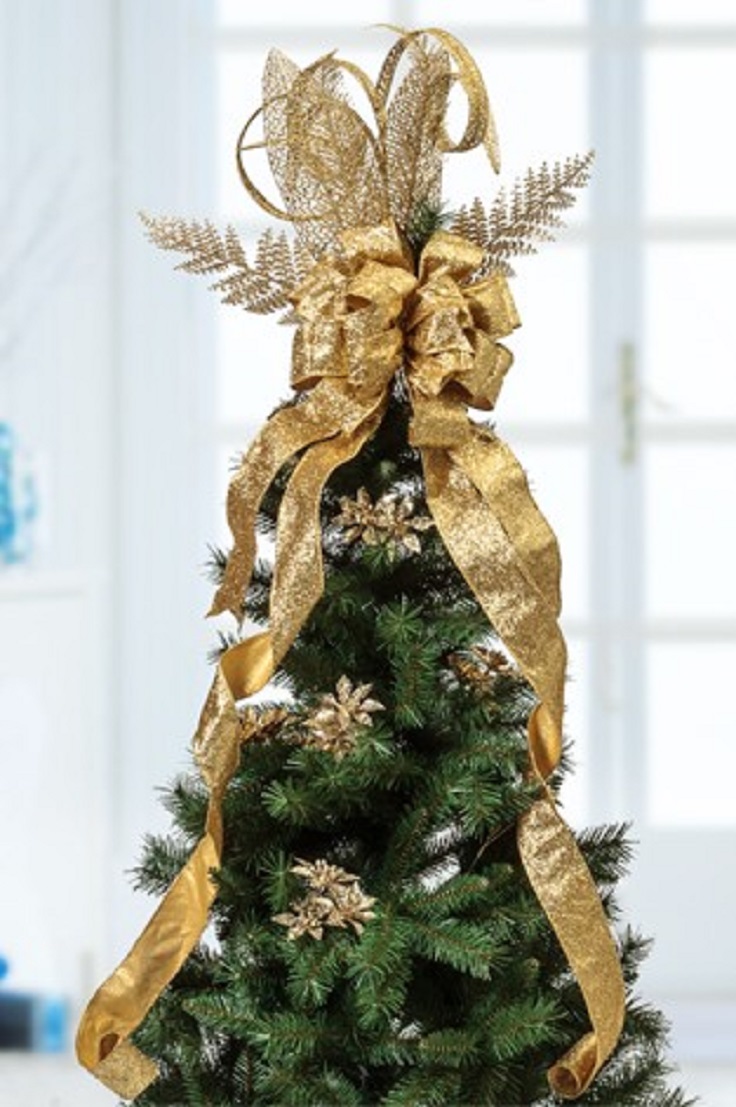 Top 10 Beautiful Christmas Tree Topper Tutorials - Top Inspired
