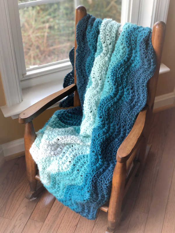 crochet-baby-blanket-on-chair