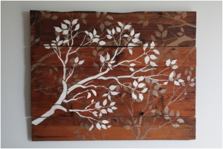 Barn-Wood-and-Branches-Wall-Art Barn-Wood-and-Branches-Wall-Art