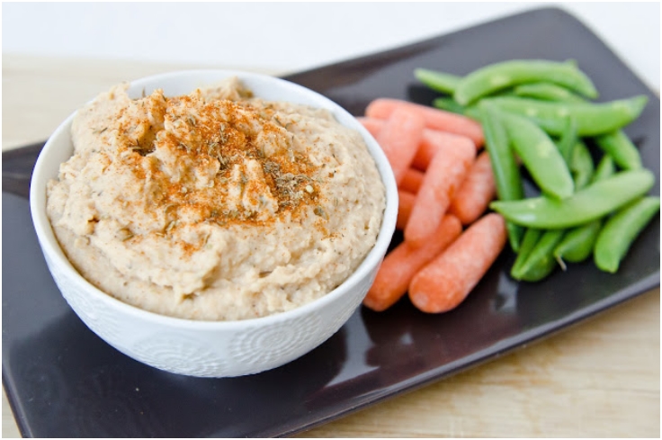 Cajun-White-Bean-Dip-with-Veggies