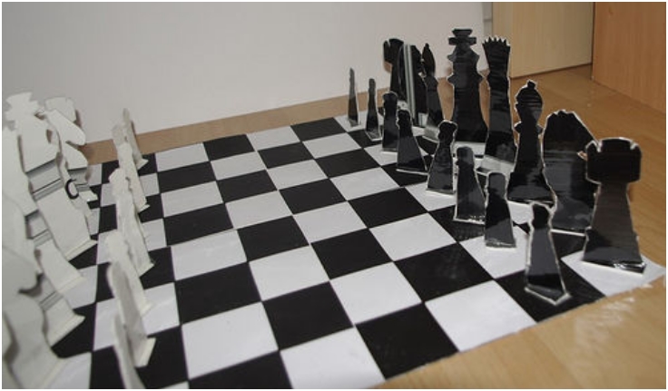 Cardboard-Chess-Set