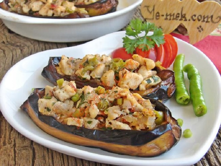 Chicken-Stuffed-Eggplant