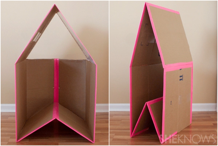 Collapsible-Cardboard-Playhouse